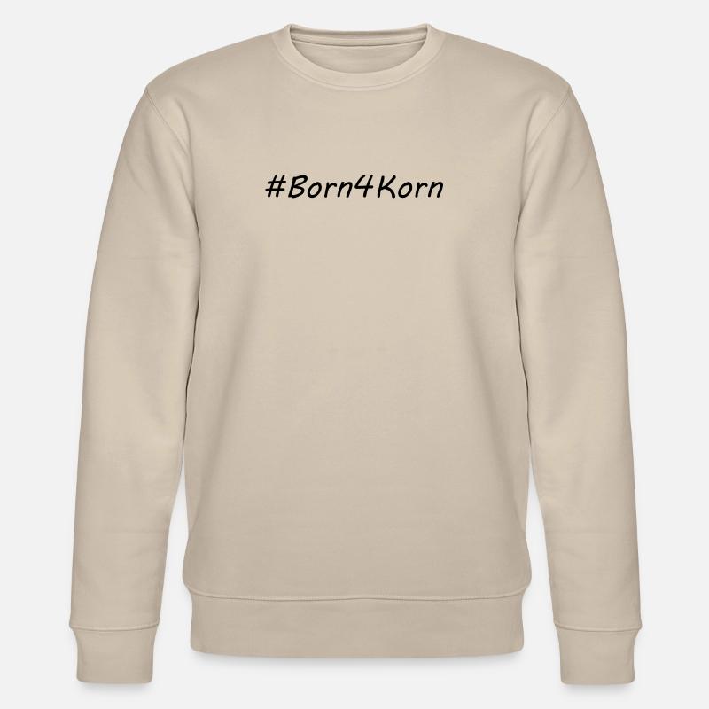 Born 4 Korn - Stanley/Stella Unisex Bio-Sweatshirt CHANGER  - Beige