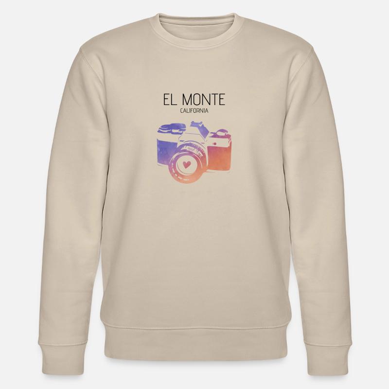 Caméra El Monte California - Sweat bio CHANGER Stanley/Stella Unisexe - beige
