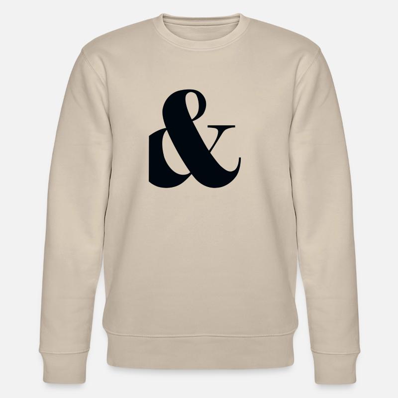 und, plus, Satzzeichen, - Stanley/Stella Unisex Bio-Sweatshirt CHANGER  - Beige