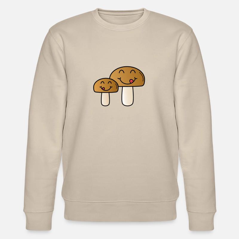 Pilze - Stanley/Stella Unisex Bio-Sweatshirt CHANGER  - Beige