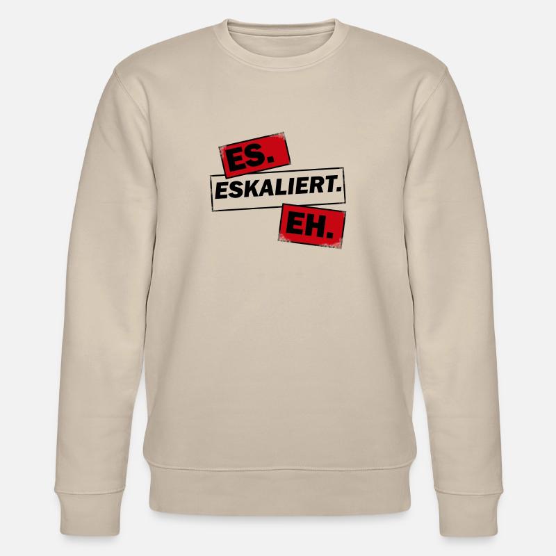 Eskalation - Stanley/Stella Unisex Bio-Sweatshirt CHANGER  - Beige