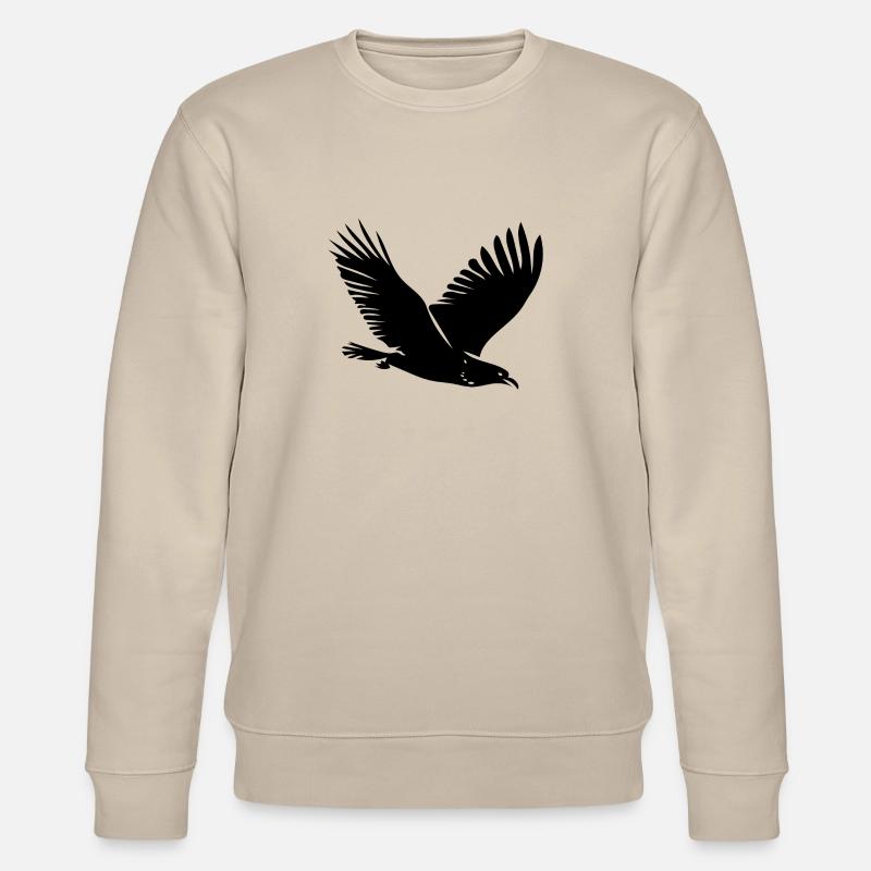 Vogel im Flug - Stanley/Stella Unisex Bio-Sweatshirt CHANGER  - Beige