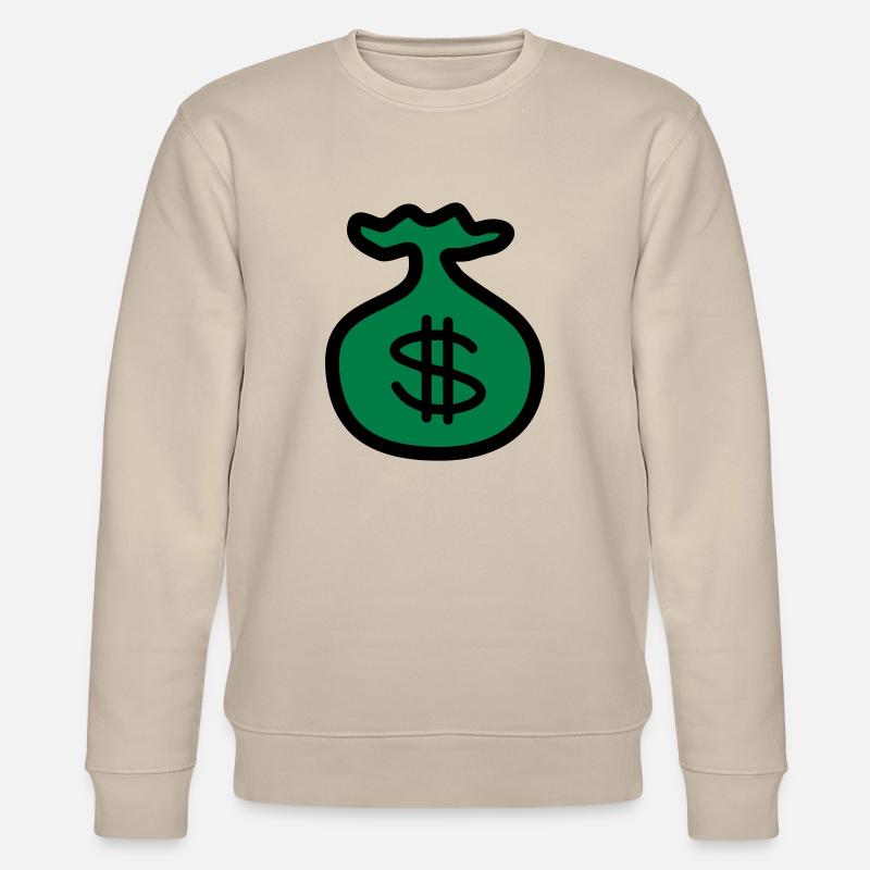 Dollar Argent Banque - Sweat bio CHANGER Stanley/Stella Unisexe - beige
