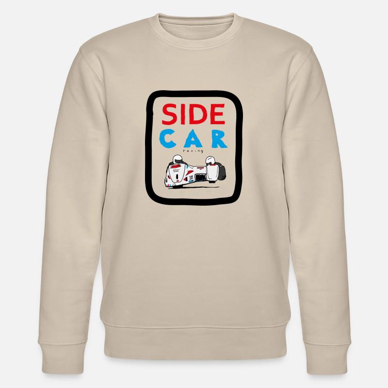 SIDE Autorennen - Stanley/Stella Unisex Bio-Sweatshirt CHANGER  - Beige