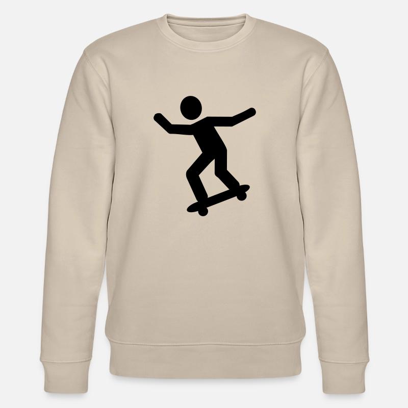Skateboarder - Stanley/Stella Unisex Bio-Sweatshirt CHANGER  - Beige