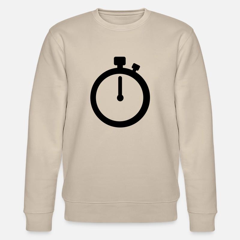 Stoppuhr - Stanley/Stella Unisex Bio-Sweatshirt CHANGER  - Beige