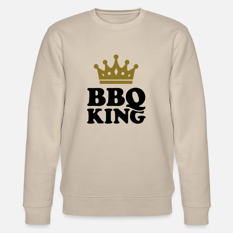 BBQ King - Stanley/Stella Unisex Bio-Sweatshirt CHANGER  - Beige