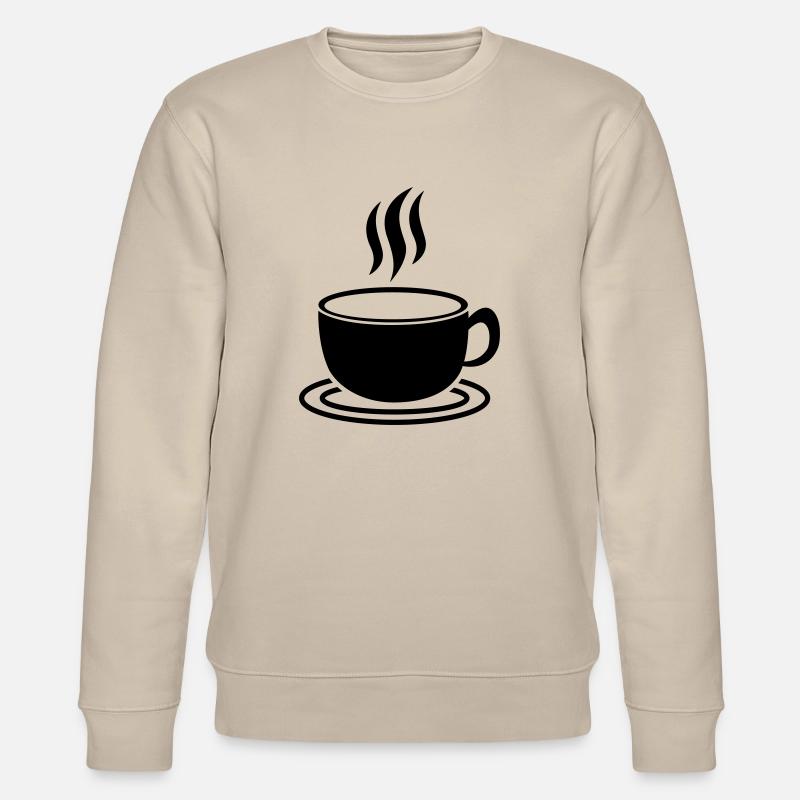 coffee_design_ji1 - Stanley/Stella Unisex Bio-Sweatshirt CHANGER  - Beige