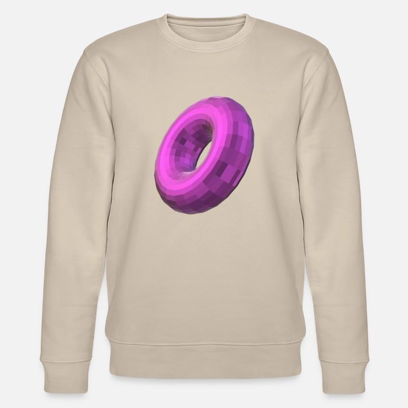 Metallischer Torus - Stanley/Stella Unisex Bio-Sweatshirt CHANGER  - Beige