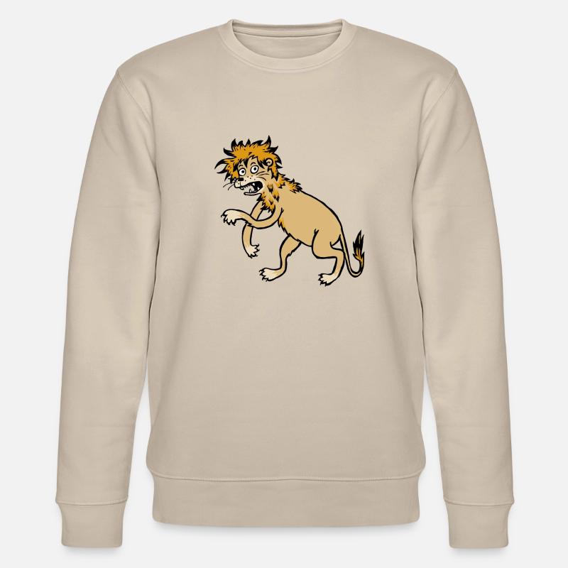 Löwe - Stanley/Stella Unisex Bio-Sweatshirt CHANGER  - Beige