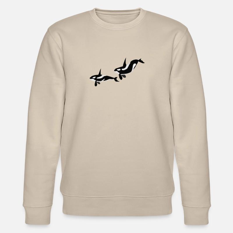 Orcas - Stanley/Stella Unisex Bio-Sweatshirt CHANGER  - Beige