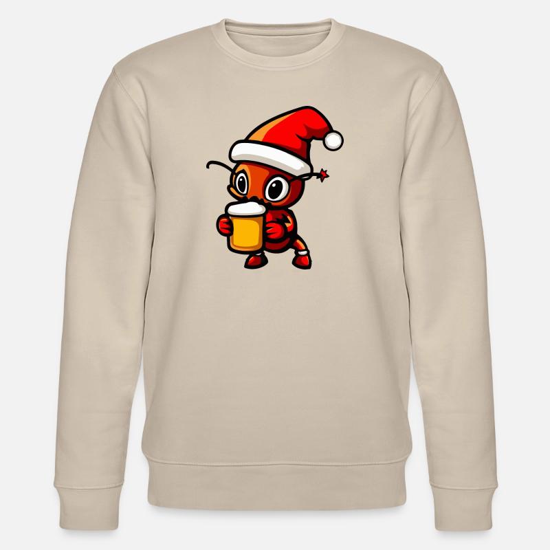 Fourmi Bière Noël Noël - Sweat bio CHANGER Stanley/Stella Unisexe - beige