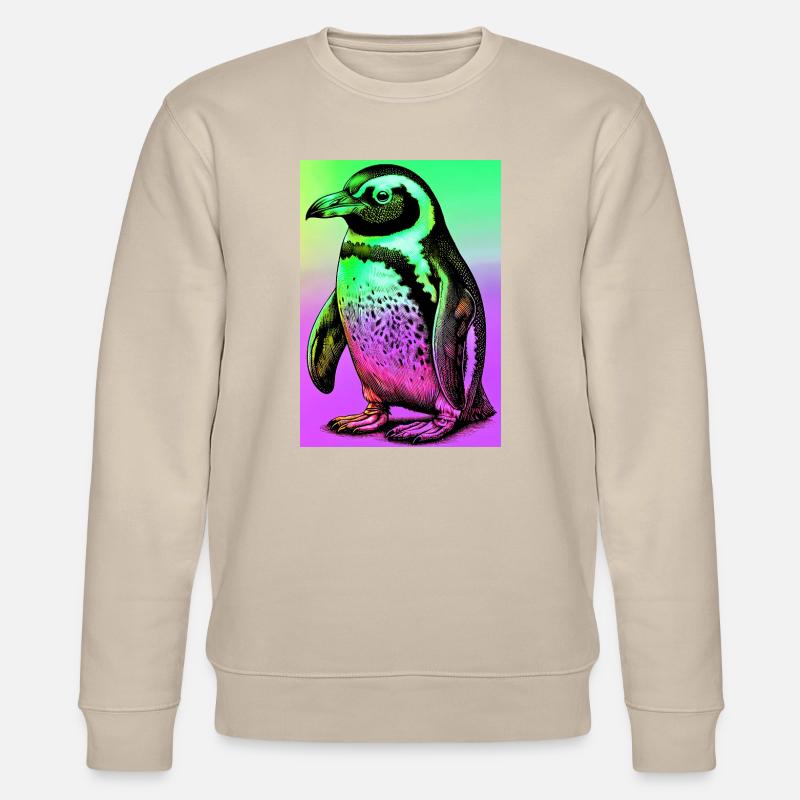 Pinguin - Stanley/Stella Unisex Bio-Sweatshirt CHANGER  - Beige