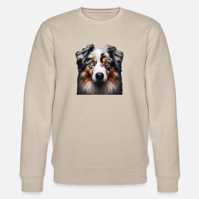 Australian Shepherd - Stanley/Stella CHANGER Unisex Organic Sweatshirt - beige