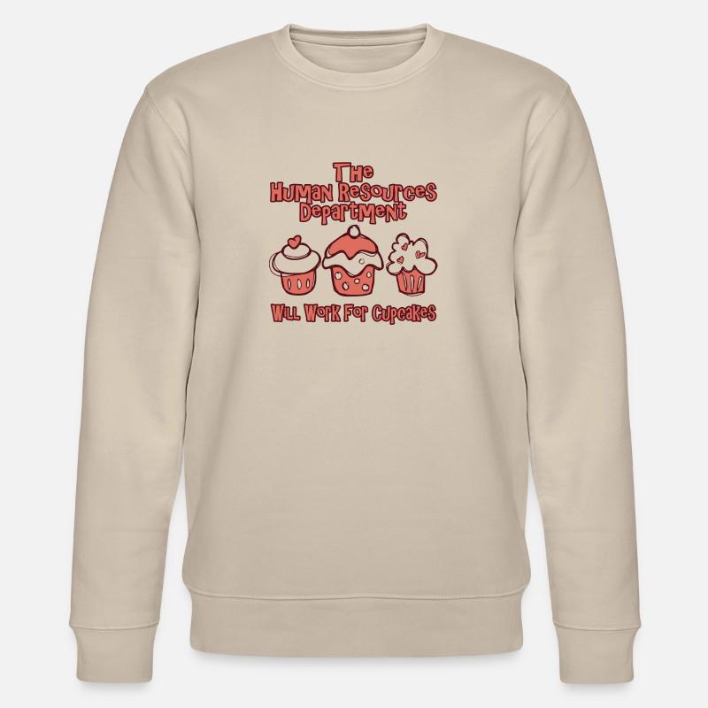 Ressources humaines conception RH-shirt - Sweat bio CHANGER Stanley/Stella Unisexe - beige