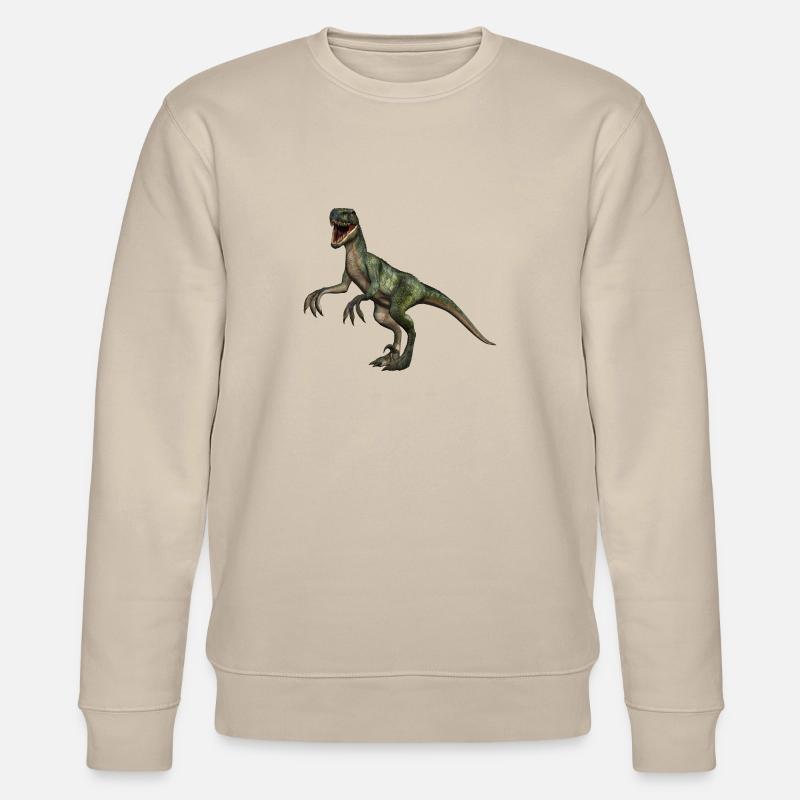 dinosaure Velociraptor 4 - Sweat bio CHANGER Stanley/Stella Unisexe - beige