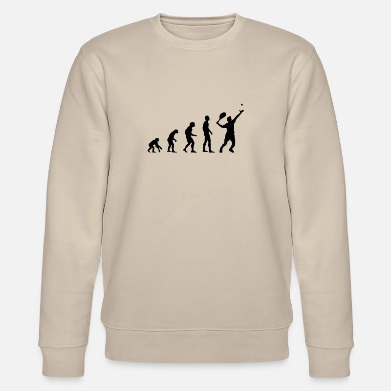 Tennis Evolution - Stanley/Stella Unisex Bio-Sweatshirt CHANGER  - Beige