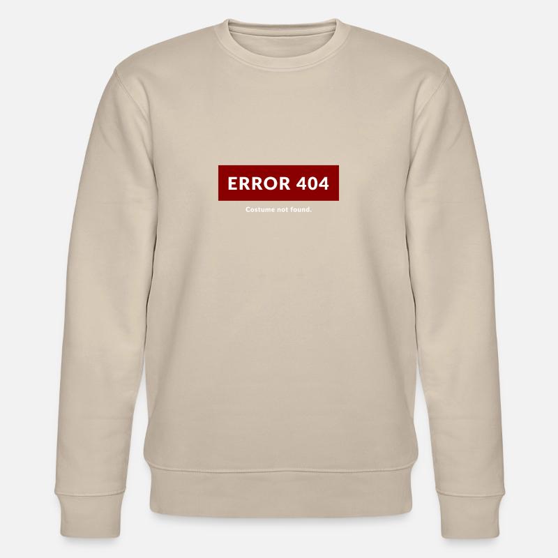 Kostüm Muffel - Error 404. Costume not found - Stanley/Stella Unisex Bio-Sweatshirt CHANGER - Beige
