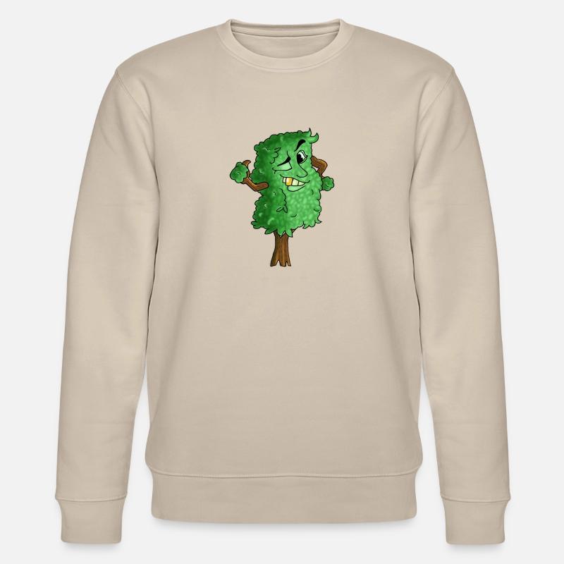 tree - Stanley/Stella CHANGER Unisex Organic Sweatshirt - beige