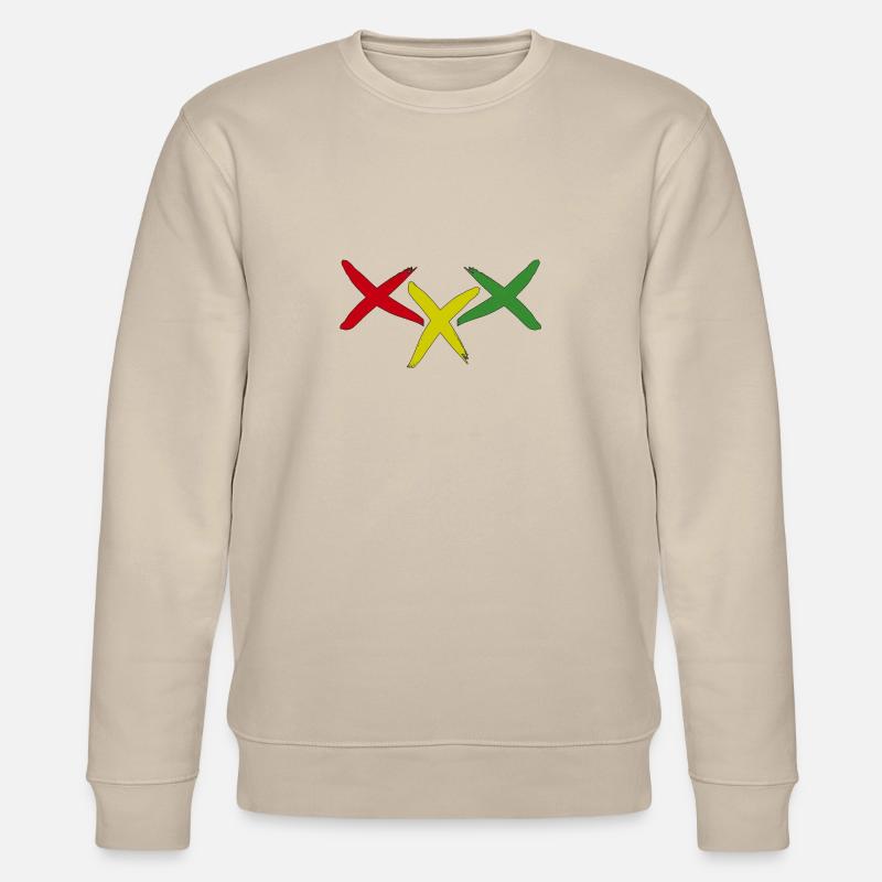 XXX RASTA - Stanley/Stella Unisex Bio-Sweatshirt CHANGER  - Beige