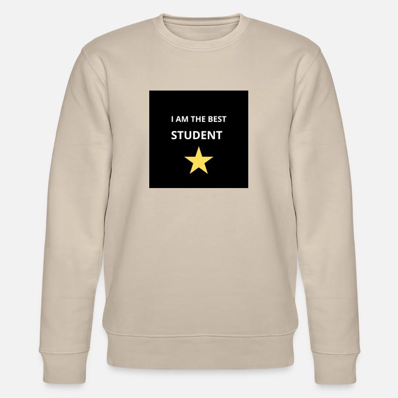 Beste Studentin - Stanley/Stella Unisex Bio-Sweatshirt CHANGER  - Beige