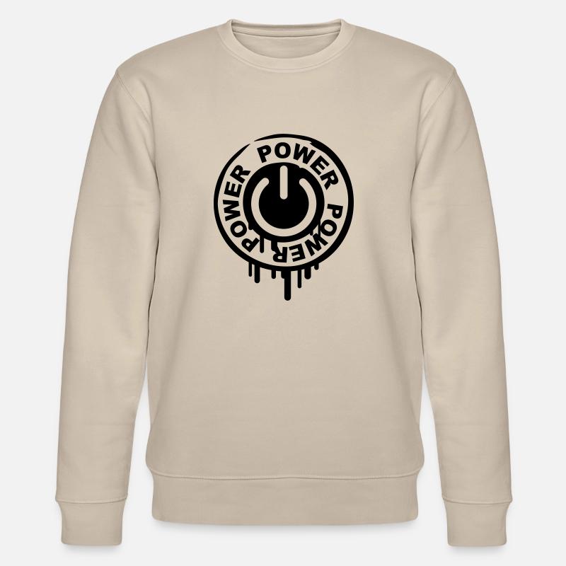 power_stamp - Stanley/Stella Unisex Bio-Sweatshirt CHANGER  - Beige