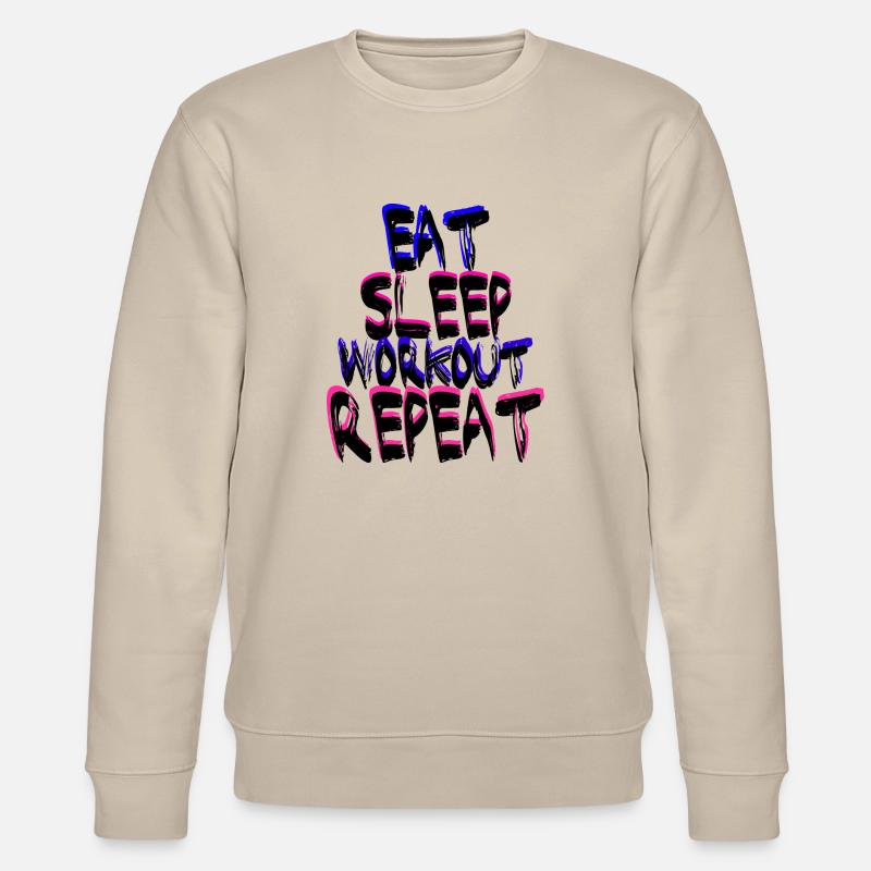 Workout - Stanley/Stella Unisex Bio-Sweatshirt CHANGER  - Beige