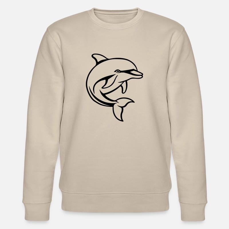 Bande dessinée Delfin - Sweat bio CHANGER Stanley/Stella Unisexe - beige