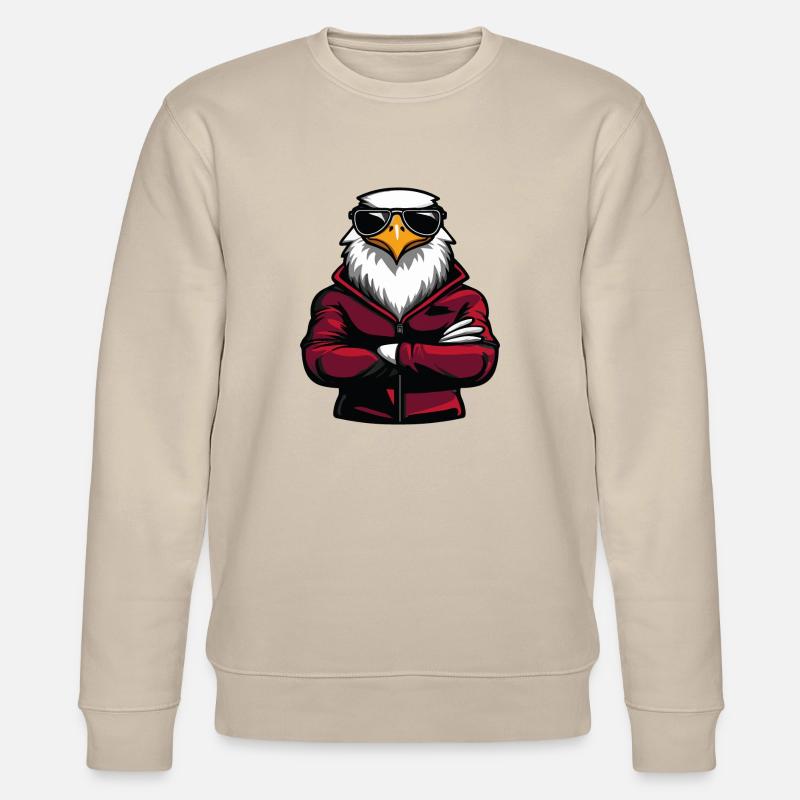 Eagle Comic - Stanley/Stella CHANGER Unisex Organic Sweatshirt - beige