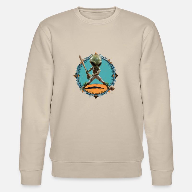 ET dans le baseball - Sweat bio CHANGER Stanley/Stella Unisexe - beige