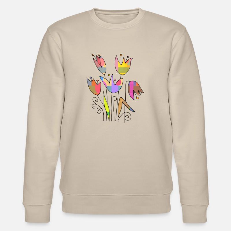 Fleur - Sweat bio CHANGER Stanley/Stella Unisexe - beige
