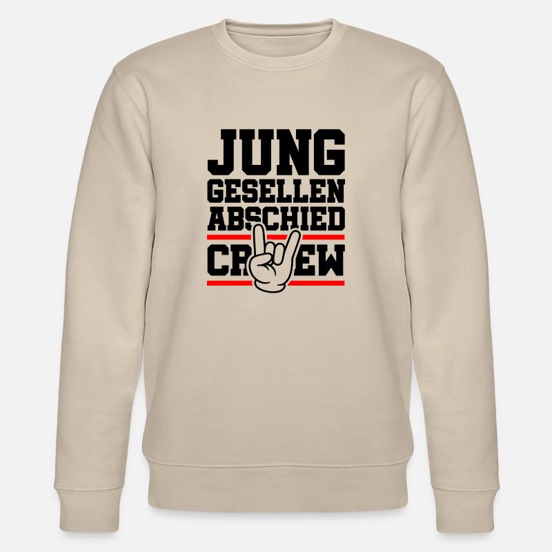 Junggesellenabschied Crew Jga - Stanley/Stella Unisex Bio-Sweatshirt CHANGER  - Beige