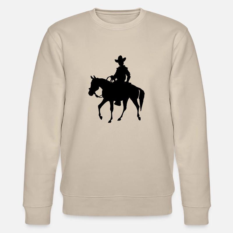 Cowboy - Stanley/Stella Unisex Bio-Sweatshirt CHANGER  - Beige