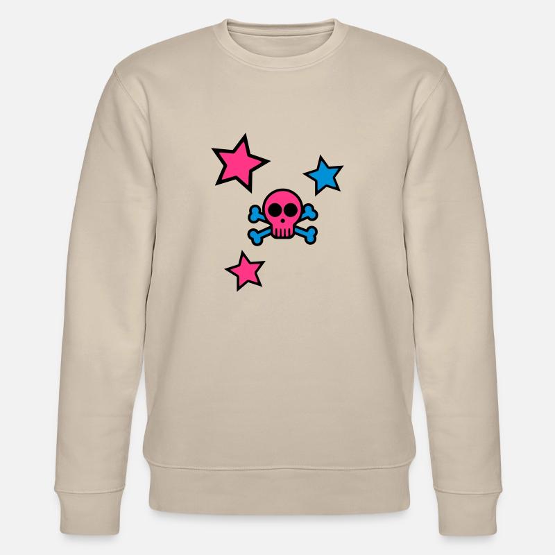 skull - Sweat bio CHANGER Stanley/Stella Unisexe - beige