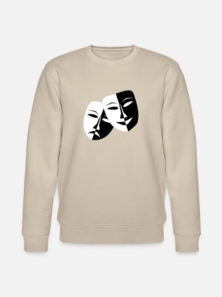 Theater Masken - Stanley/Stella Unisex Bio-Sweatshirt CHANGER - Beige