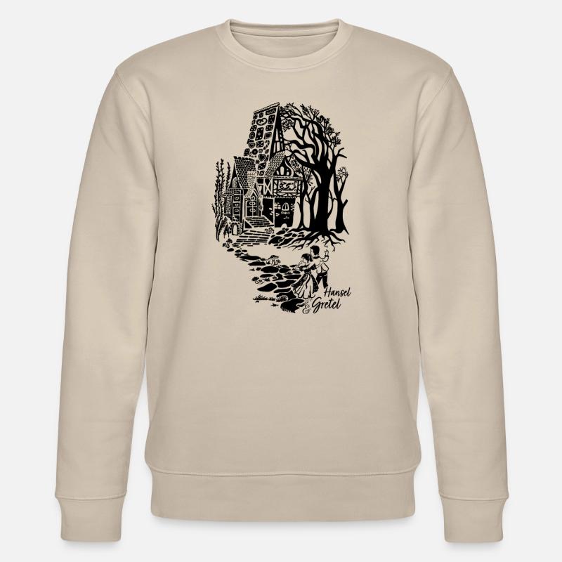 Hänsel und Gretel - Märchen - Stanley/Stella Unisex Bio-Sweatshirt CHANGER  - Beige