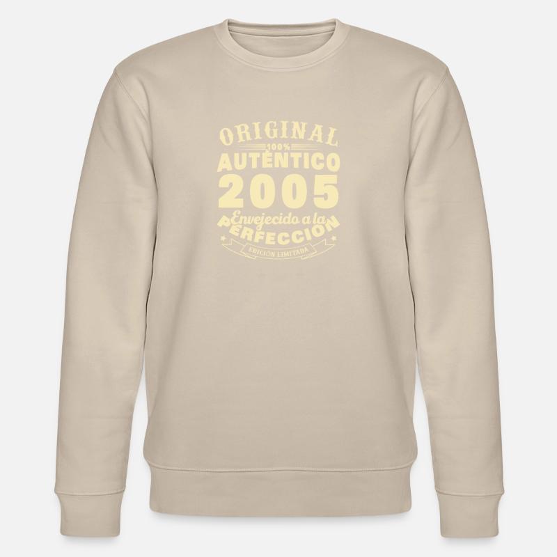 Cadeau d’anniversaire millésime 2005 - Sweat bio CHANGER Stanley/Stella Unisexe - beige