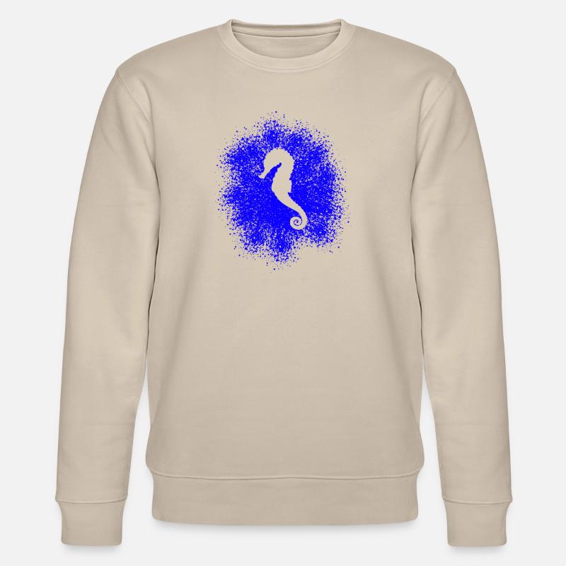 Seepferdchen - Stanley/Stella Unisex Bio-Sweatshirt CHANGER  - Beige