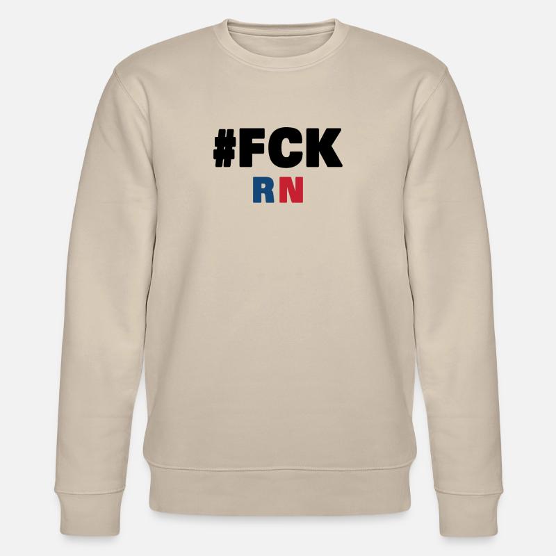 Fck rn - Stanley/Stella Unisex Bio-Sweatshirt CHANGER  - Beige