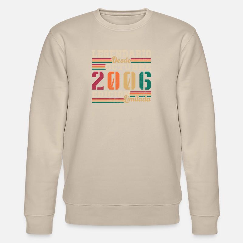 Legendary since 2006 October - Stanley/Stella CHANGER Unisex Organic Sweatshirt - beige