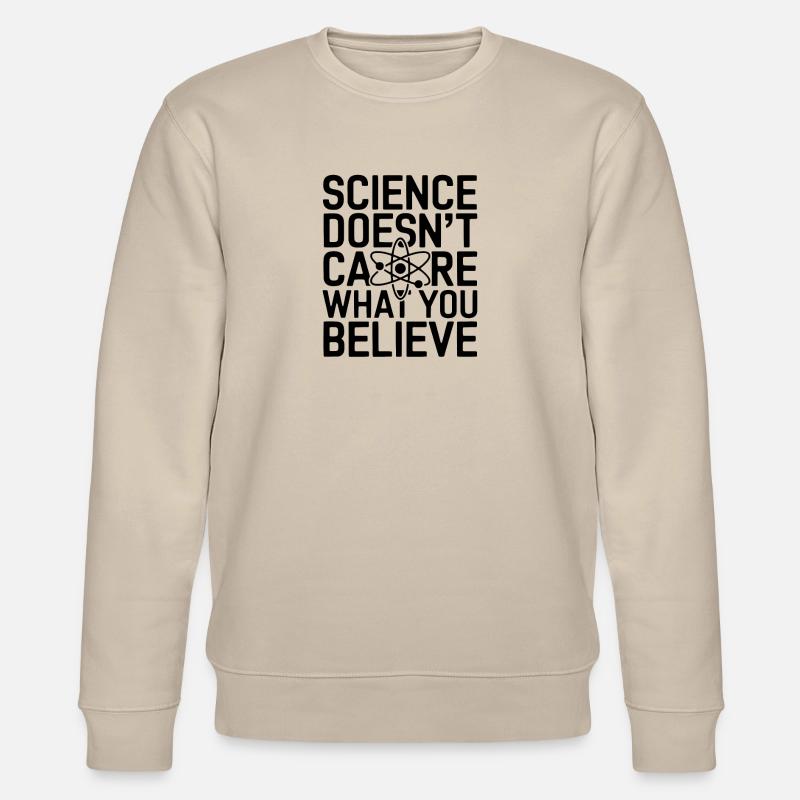 Science vs. Foi - Proverbes athées - Sweat bio CHANGER Stanley/Stella Unisexe - beige