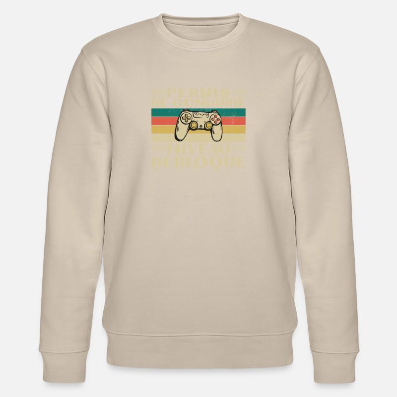 Führerscheinstufe freigeschaltet - Stanley/Stella Unisex Bio-Sweatshirt CHANGER  - Beige