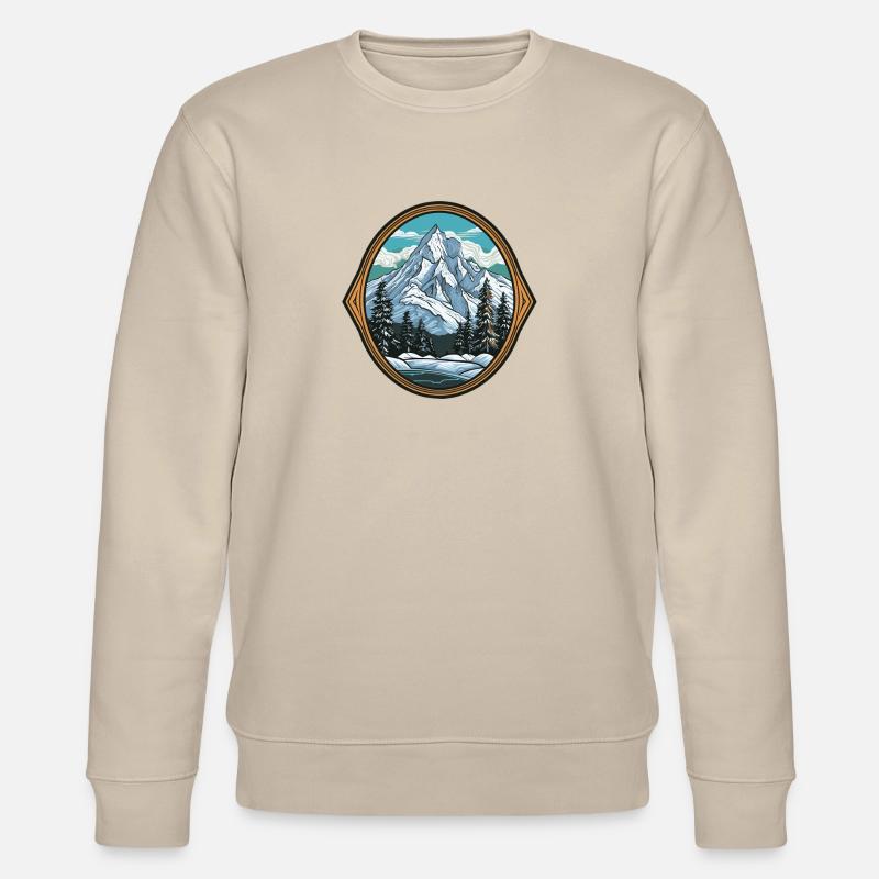 Berge Eisberge - Stanley/Stella Unisex Bio-Sweatshirt CHANGER  - Beige