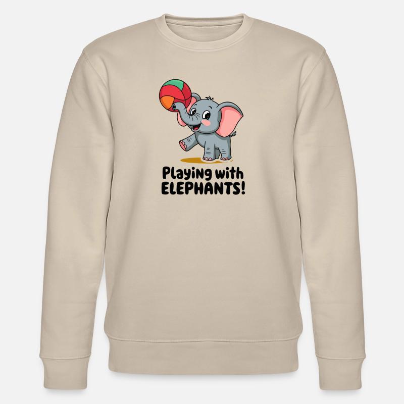 ÉLÉPHANT - Sweat bio CHANGER Stanley/Stella Unisexe - beige
