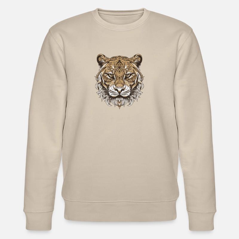 Portrait de tigre - Sweat bio CHANGER Stanley/Stella Unisexe - beige