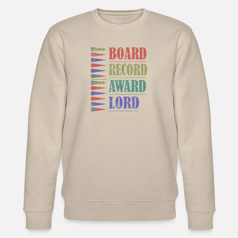 Backgammon Spiel - Stanley/Stella Unisex Bio-Sweatshirt CHANGER  - Beige