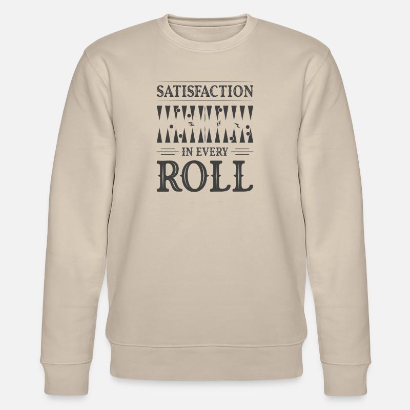 Backgammon Spiel - Stanley/Stella Unisex Bio-Sweatshirt CHANGER  - Beige