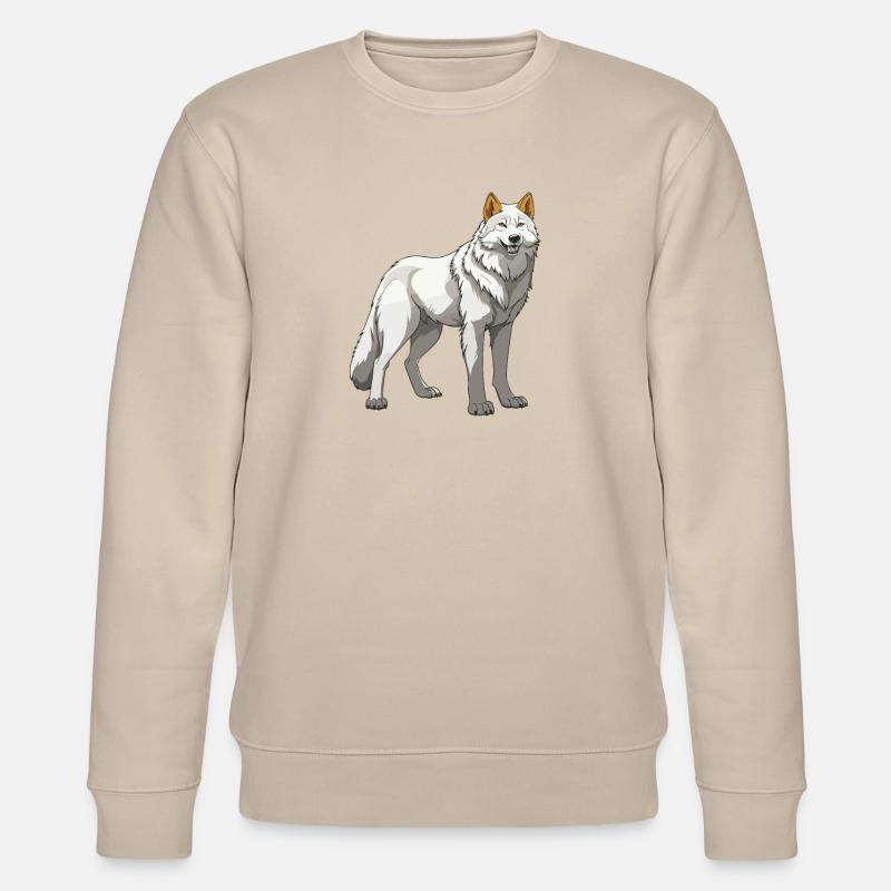 Wolf Tier - Stanley/Stella Unisex Bio-Sweatshirt CHANGER  - Beige