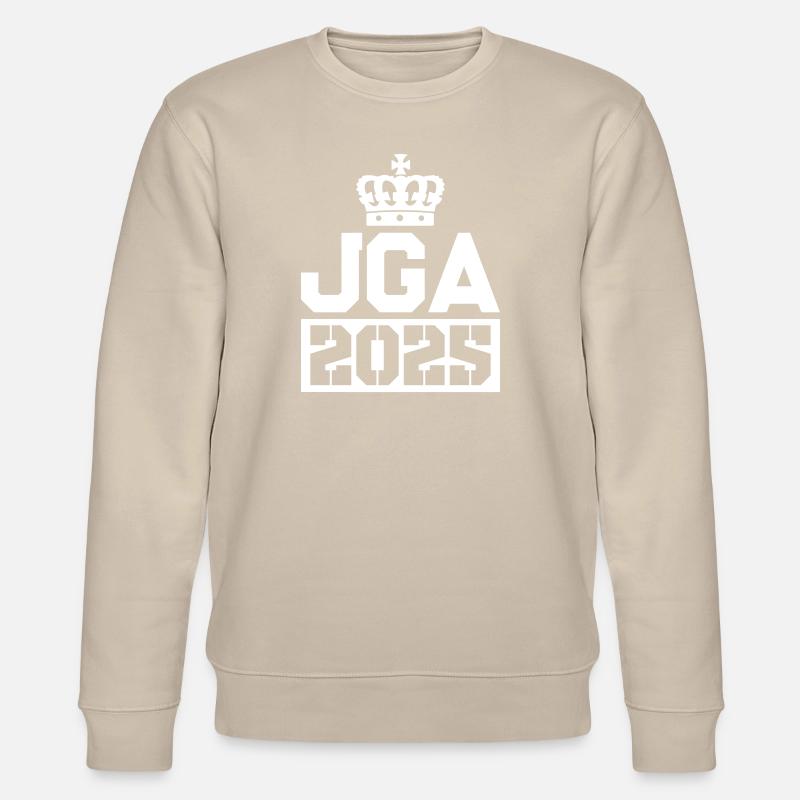 Jga 2025 Junggesellenabschied - Stanley/Stella Unisex Bio-Sweatshirt CHANGER  - Beige