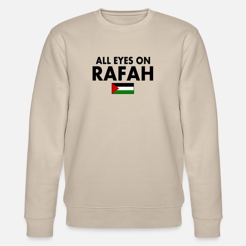 all eyes on rafah - Sweat bio CHANGER Stanley/Stella Unisexe - beige
